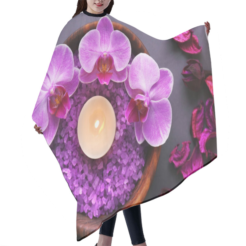 Personality  Beautiful Spa Composition Hair Cutting Cape