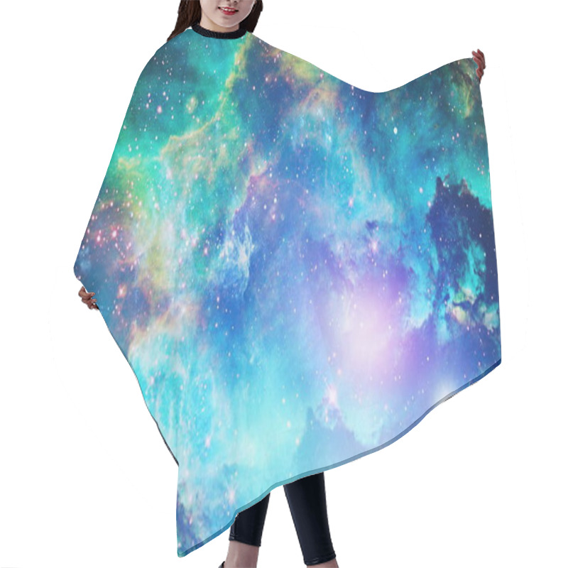 Personality  Futuristic Abstract Space Background. Night Sky With Stars And Nebula. Elements Of This Image Furnished By NASA Hair Cutting Cape