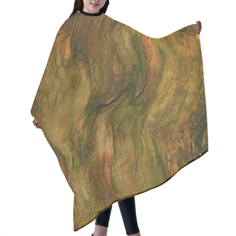 Personality  Texture Of Old Tree Hair Cutting Cape