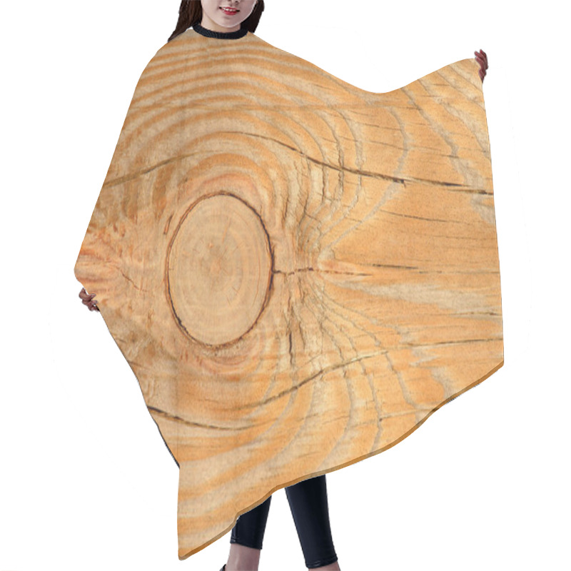 Personality  Full Frame Image Of Wooden Background  Hair Cutting Cape