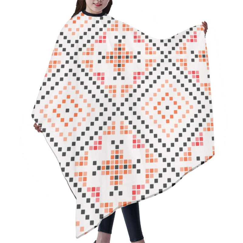 Personality  Traditional Romanian Seamless Pattern Hair Cutting Cape