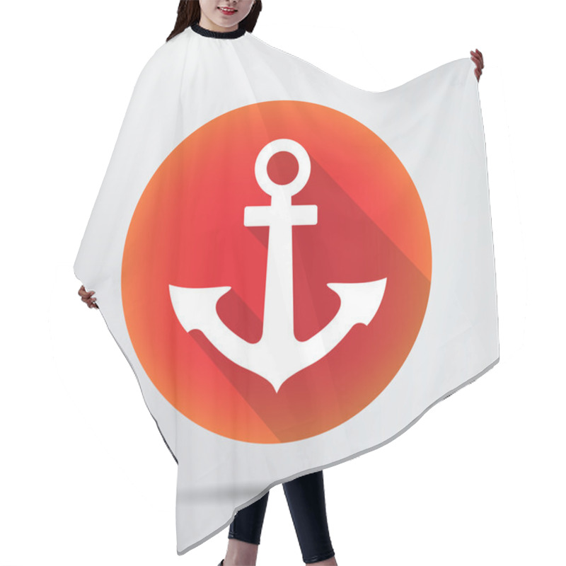 Personality  Anchor Icon. Hair Cutting Cape