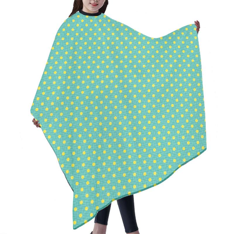 Personality  Seamless Polka Dots Texture Background Hair Cutting Cape