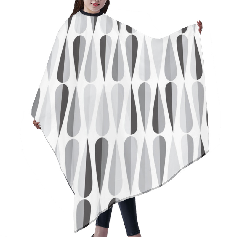 Personality  Drops Seamless Pattern Hair Cutting Cape