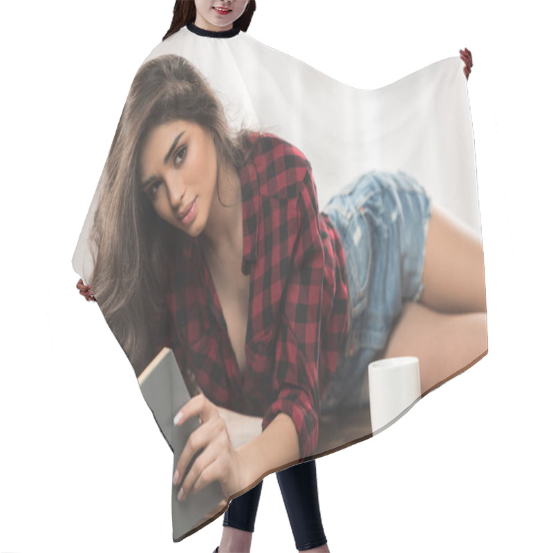 Personality  Sexy Girl Hair Cutting Cape