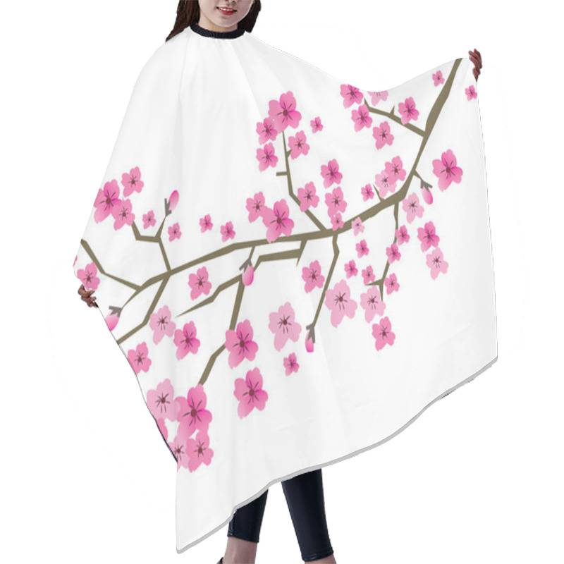 Personality  Cherry Blossom Hair Cutting Cape