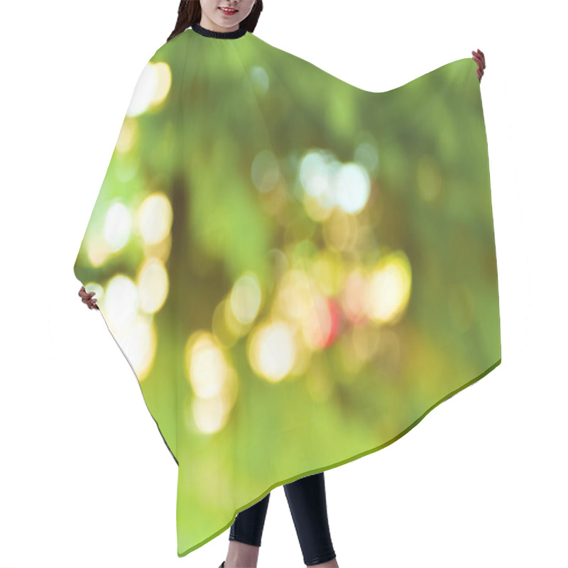 Personality  Blurred Abstract Nature Background Hair Cutting Cape