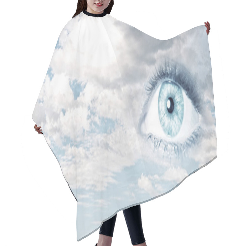 Personality  Eye Of Sky Hair Cutting Cape