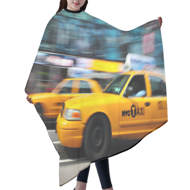 Personality  New York Yellow Taxicab Hair Cutting Cape