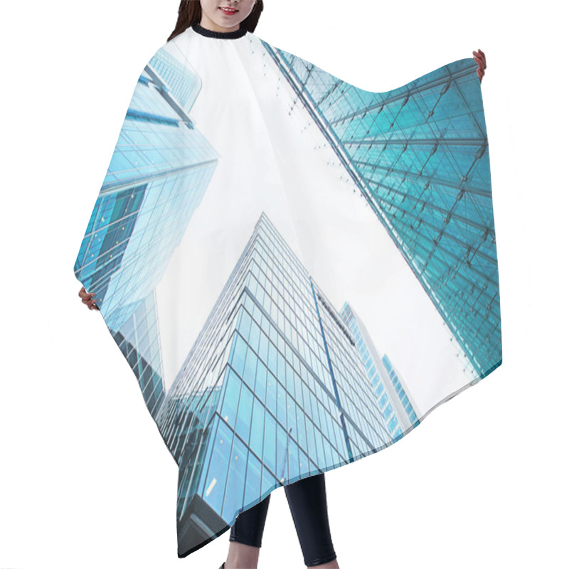 Personality  Modern Glass Skyscrapers Hair Cutting Cape