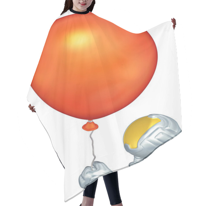 Personality  Mini Astronaut With Balloon Hair Cutting Cape