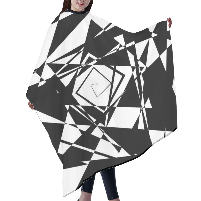 Personality  Abstract Geometric Pattern Hair Cutting Cape