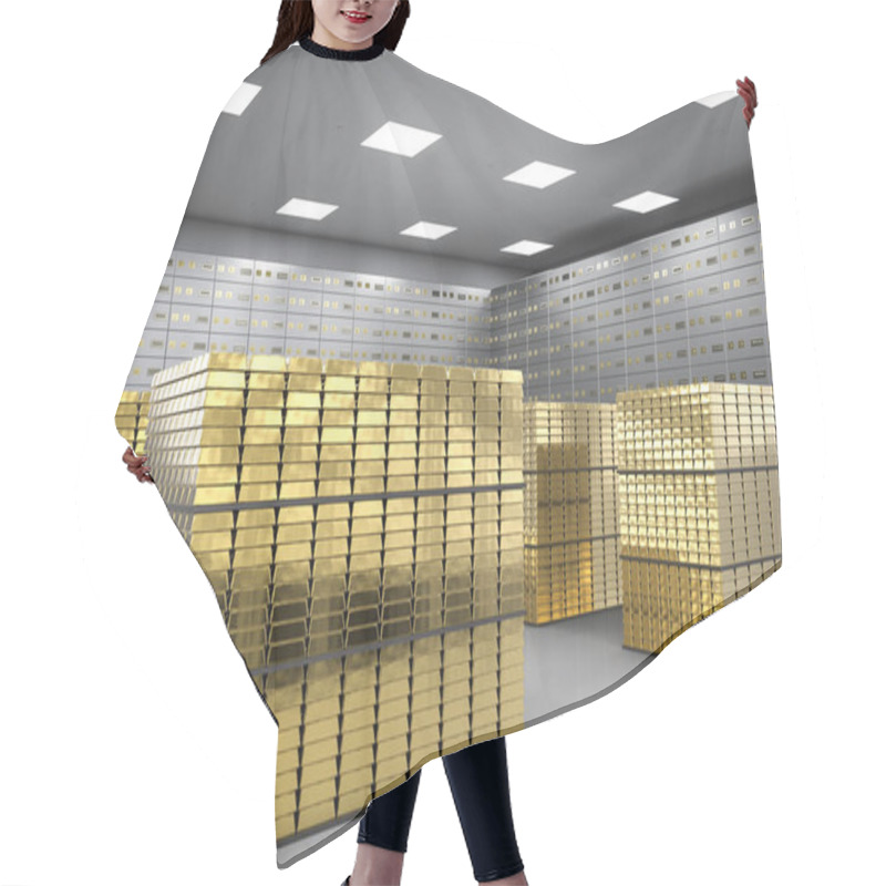 Personality  Bullion And Safe Deposit Boxes In Room Hair Cutting Cape