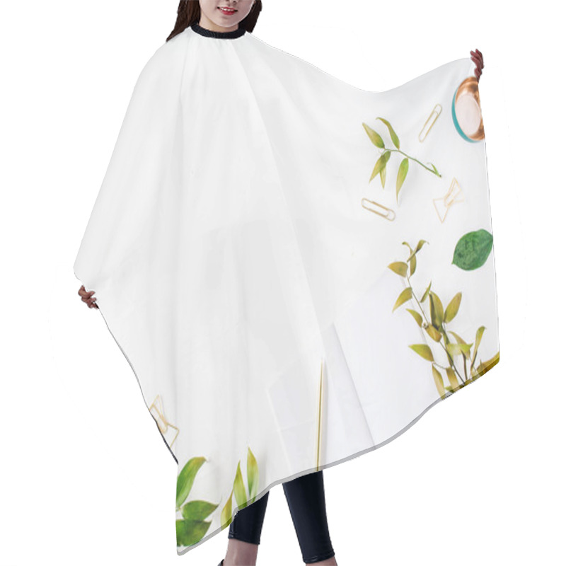 Personality  Feminine Floral Office Workspace Hair Cutting Cape