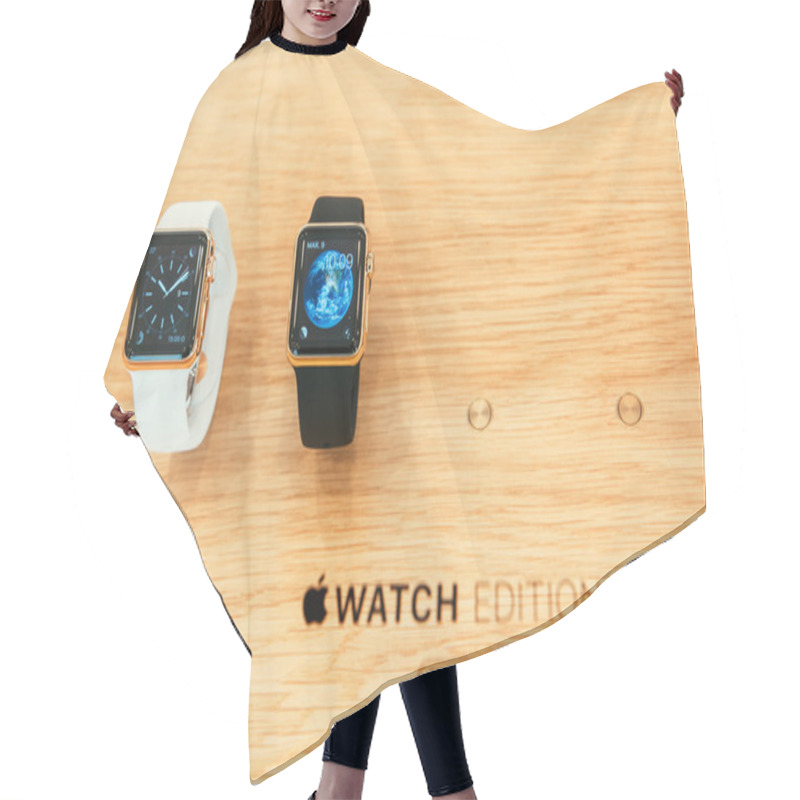 Personality  Apple Watch Starts Selling Worldwide - First Smartwatch From App Hair Cutting Cape