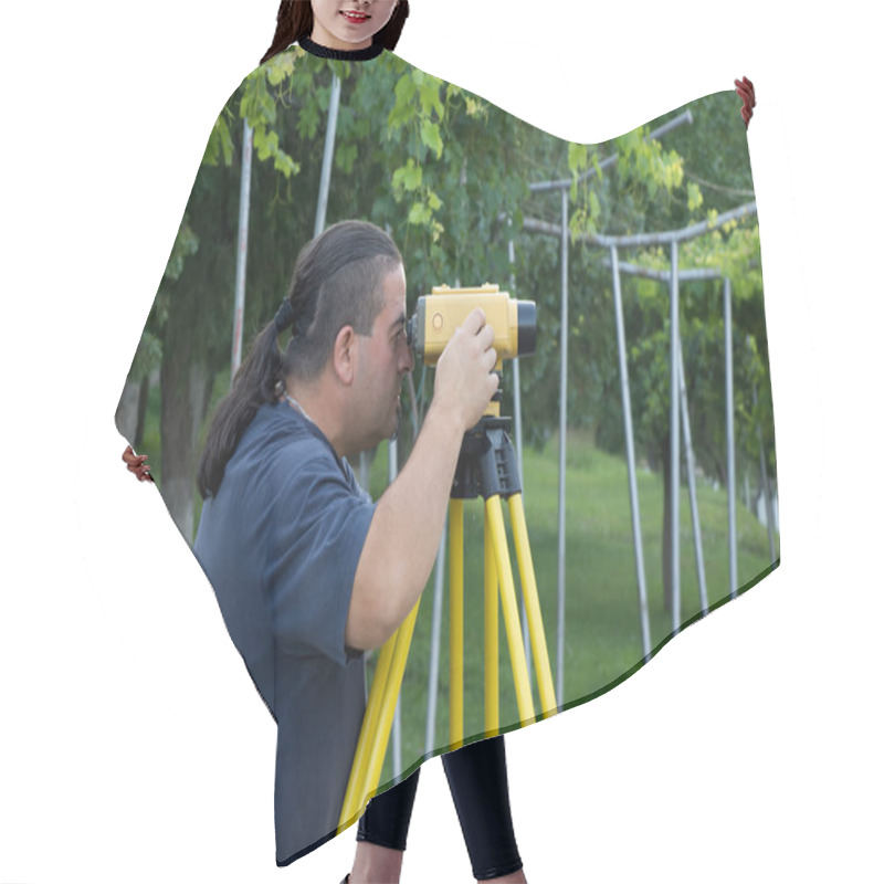 Personality  Land Surveyor Hair Cutting Cape