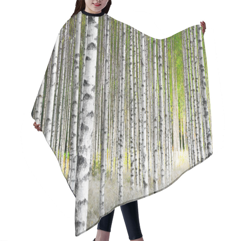 Personality  Birch Trees Hair Cutting Cape