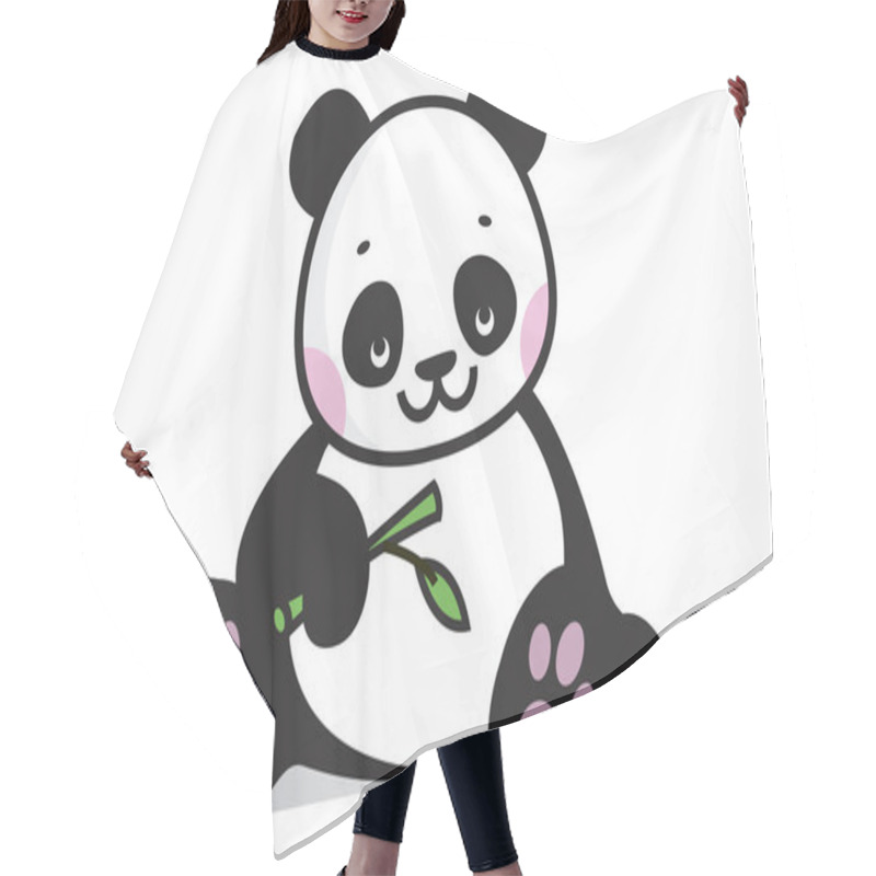 Personality  Baby Panda Hair Cutting Cape