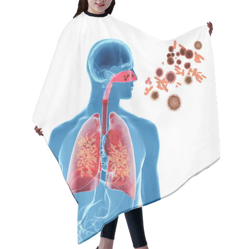 Personality  Pollen Allergy, Hay Fever Or Influenza Infection Hair Cutting Cape