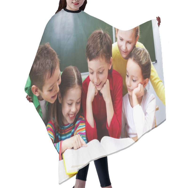 Personality  Reading Book Hair Cutting Cape