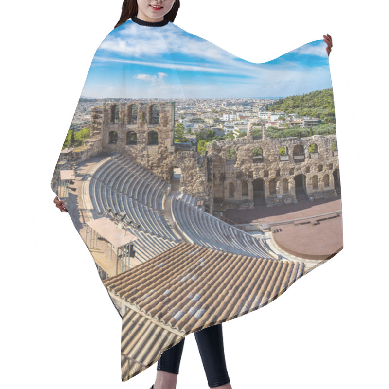 Personality  Ancient Theater In Greece, Athnes Hair Cutting Cape