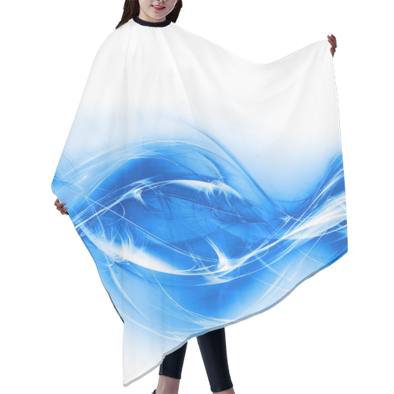 Personality  Blue Abstraction Hair Cutting Cape