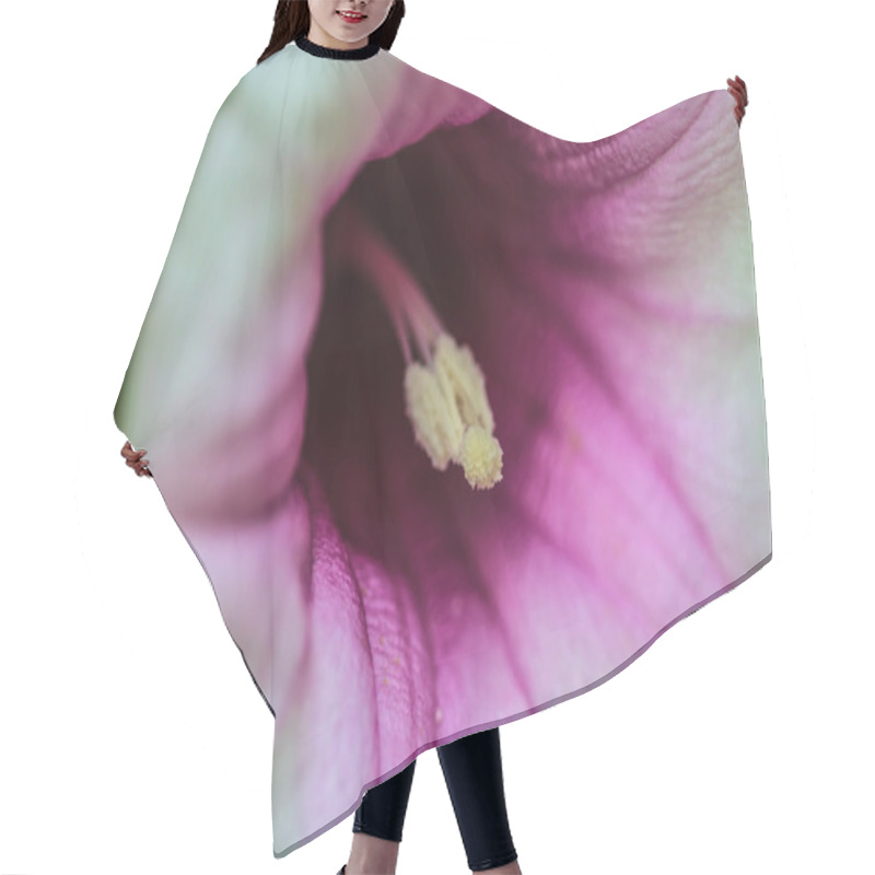 Personality  Morning Glory Flowers Hair Cutting Cape