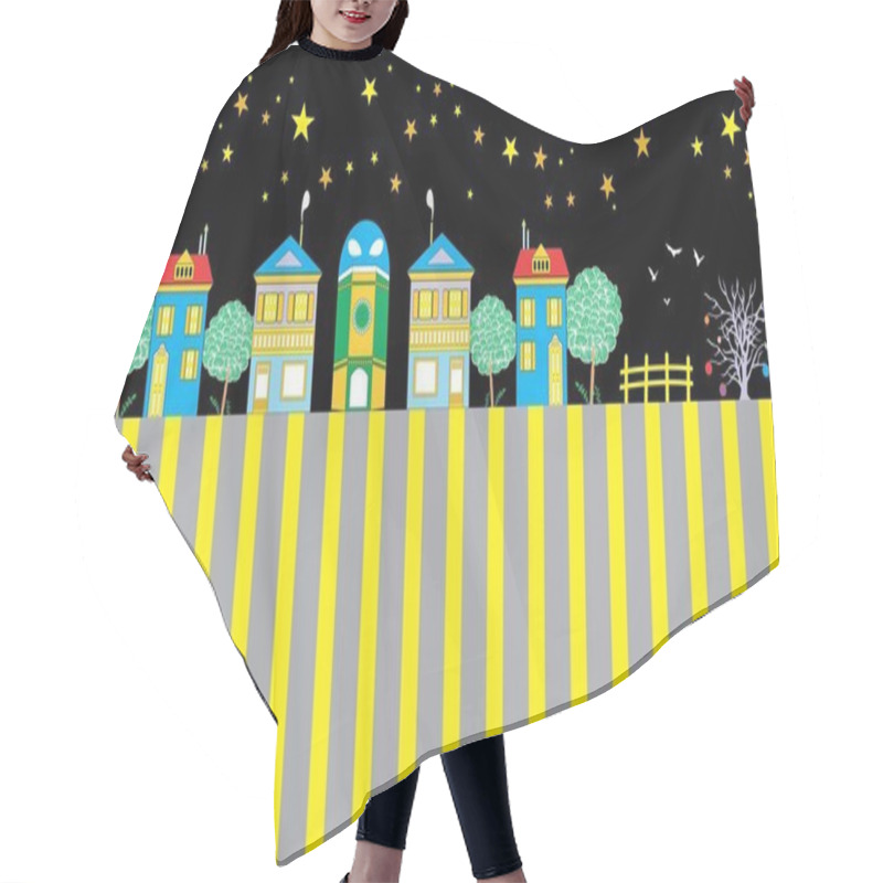 Personality  Houses Of The Funny Town Hair Cutting Cape