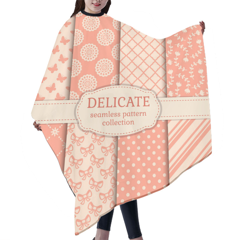 Personality  Delicate Seamless Patterns Hair Cutting Cape