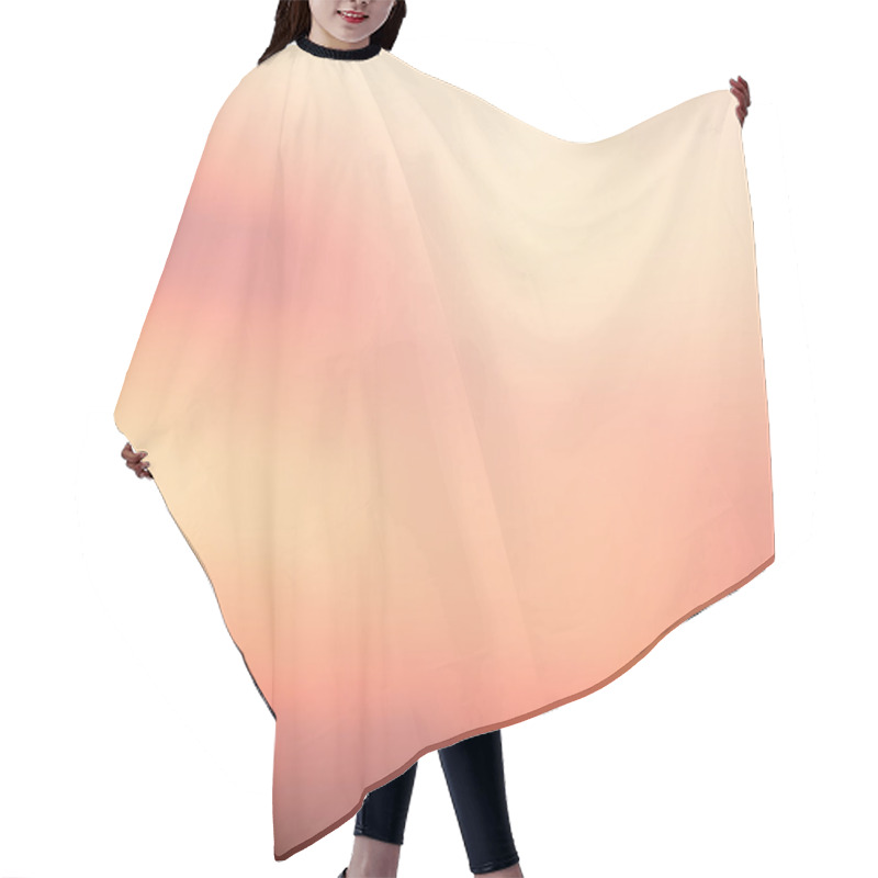 Personality  Orange Smooth Gradient Blurred Background Has A Little Abstract Light. Soft Background For Wallpaper,design,graphic And Presentation Hair Cutting Cape