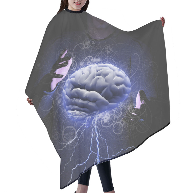 Personality  Brain Storm Hair Cutting Cape