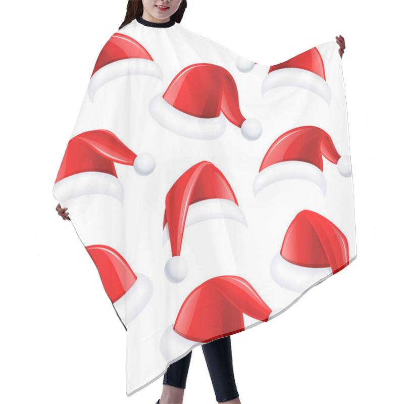 Personality  Santa Hats Hair Cutting Cape