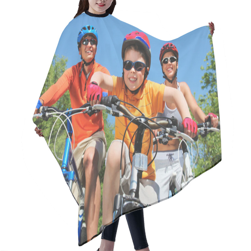 Personality  Youthful Cyclist Hair Cutting Cape