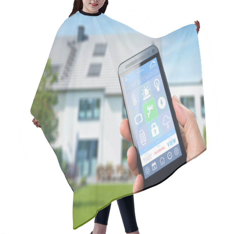 Personality  Smart Home Security App Hair Cutting Cape