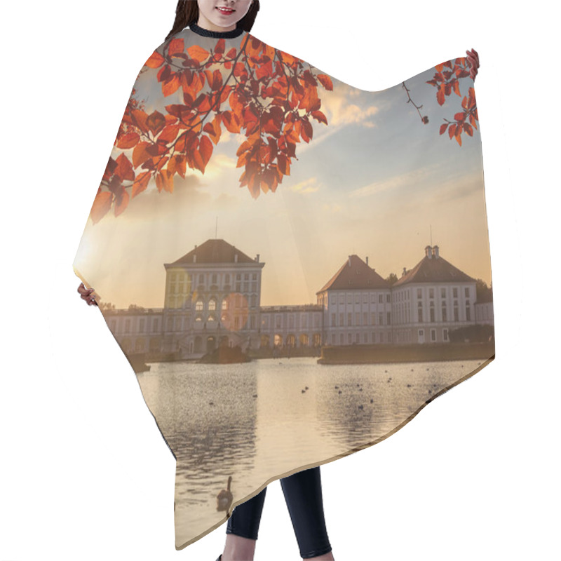 Personality  Nymphenburg Palace With The Royal Garden In Munich, Germany Hair Cutting Cape