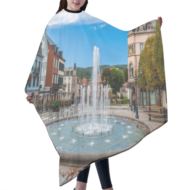 Personality  Fountain In Saverne, Alsase, France Hair Cutting Cape