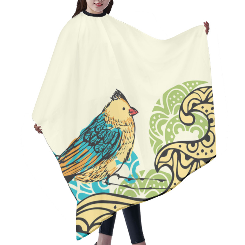 Personality  Bird Background Hair Cutting Cape