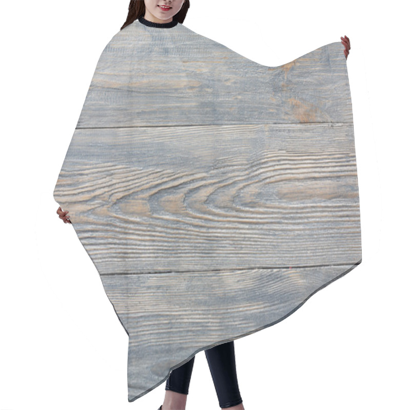 Personality  Serenity Blue Wood Texture And Background. Hair Cutting Cape