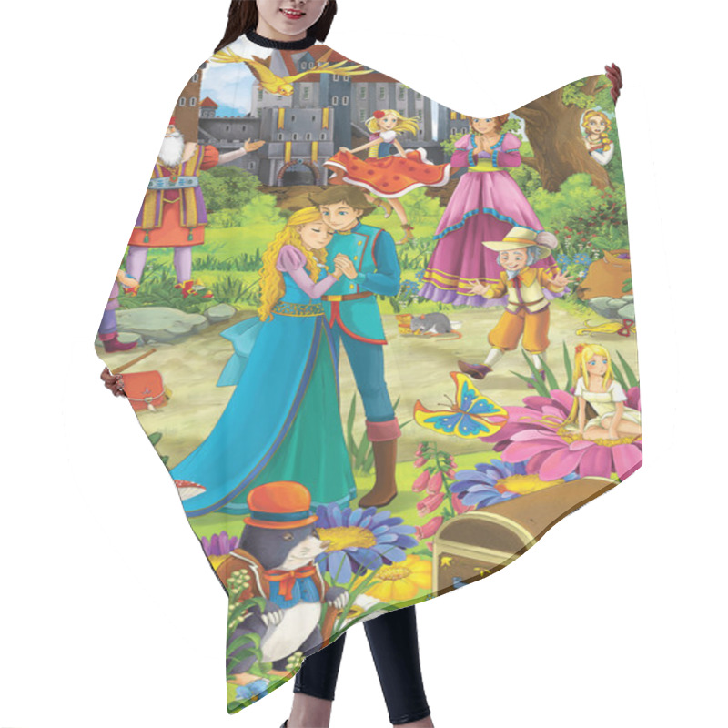 Personality  The Fairy Tales Mush Up - Castles - Knights And Fairies Hair Cutting Cape