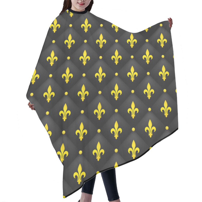 Personality  Quilted Luxury Background Hair Cutting Cape