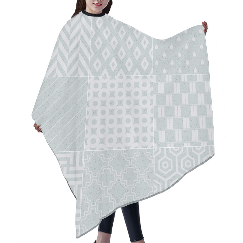 Personality  Seamless Geometric Abstract Pastel Pattern Hair Cutting Cape