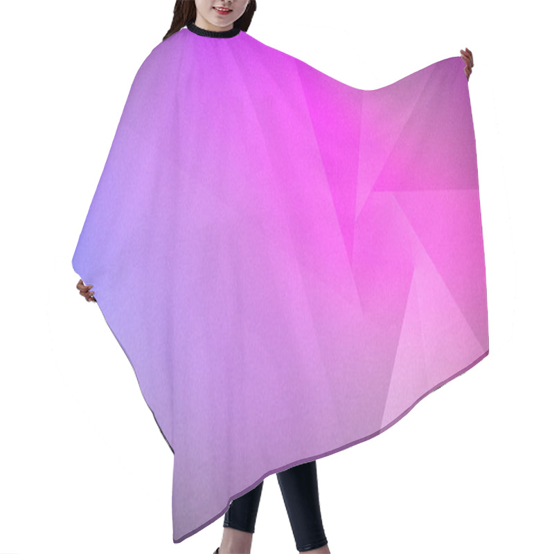 Personality  Bright, Abstract 4K Background With A Grainy Texture, Blending Vibrant Shades Of Pink, Lavender, And Blue, Featuring Geometric Shapes Ideal For Modern Design And Wallpapers Hair Cutting Cape