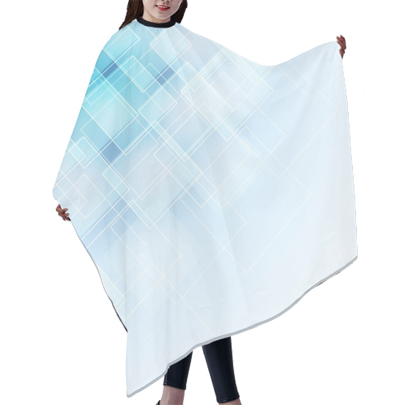 Personality  Abstract Blue Background Hair Cutting Cape