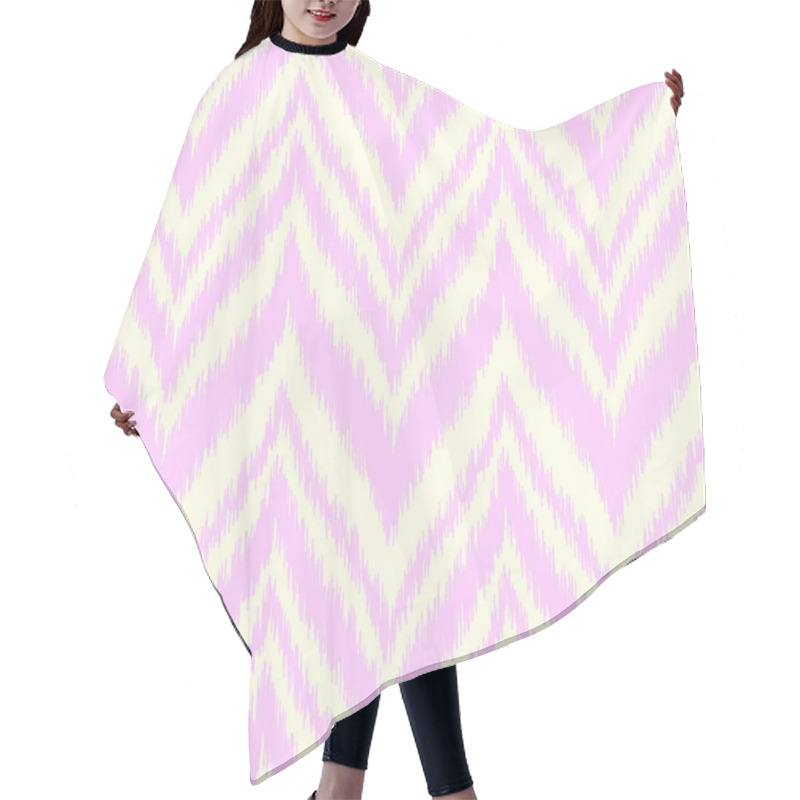 Personality  Seamless Pattern. Hair Cutting Cape