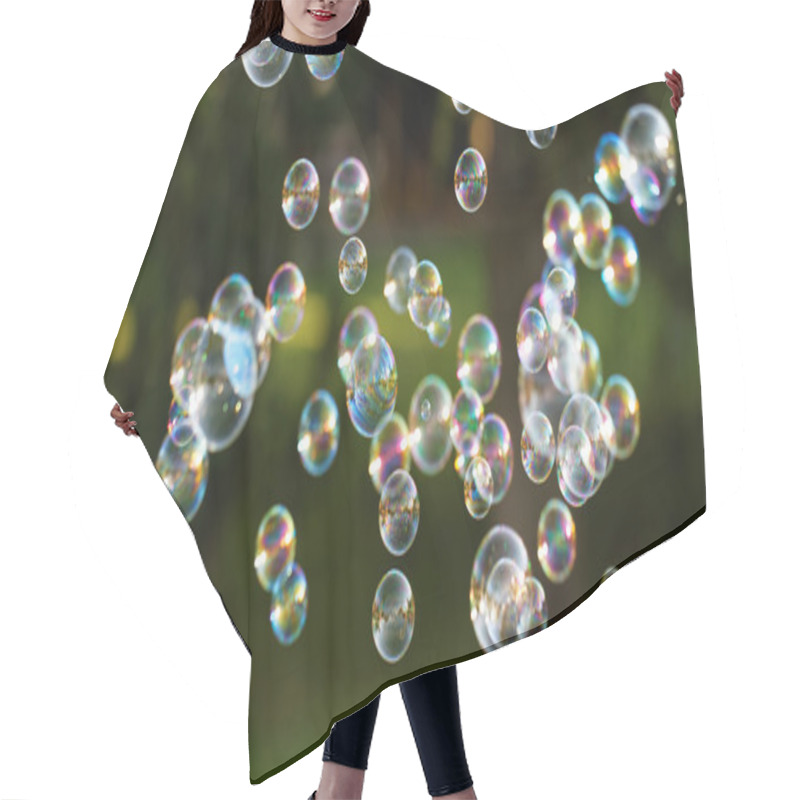 Personality  Soap Bubbles Hair Cutting Cape