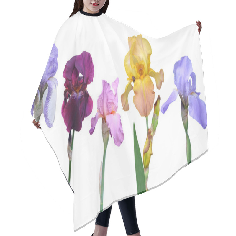 Personality  Flowers Irises Hair Cutting Cape