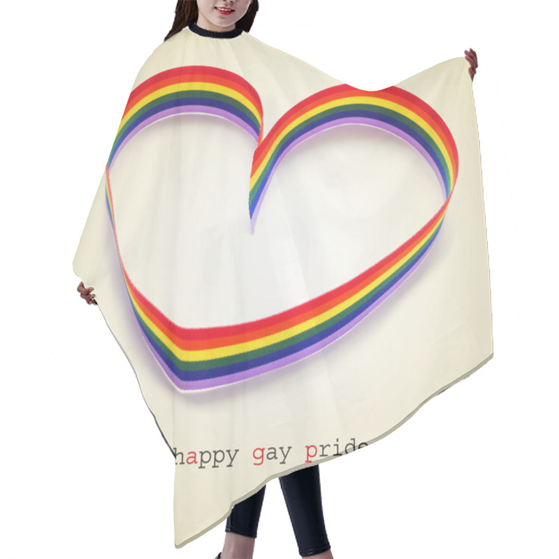 Personality  Happy Gay Pride Hair Cutting Cape