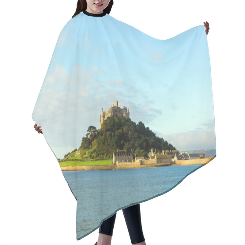 Personality  St Michaels Mount Marazion Cornwall England Medieval Castle And Church In Mounts Bay Hair Cutting Cape