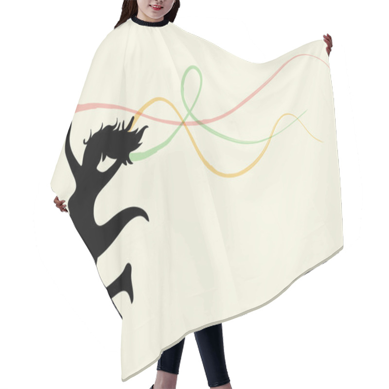 Personality  Woman Freedom Hair Cutting Cape