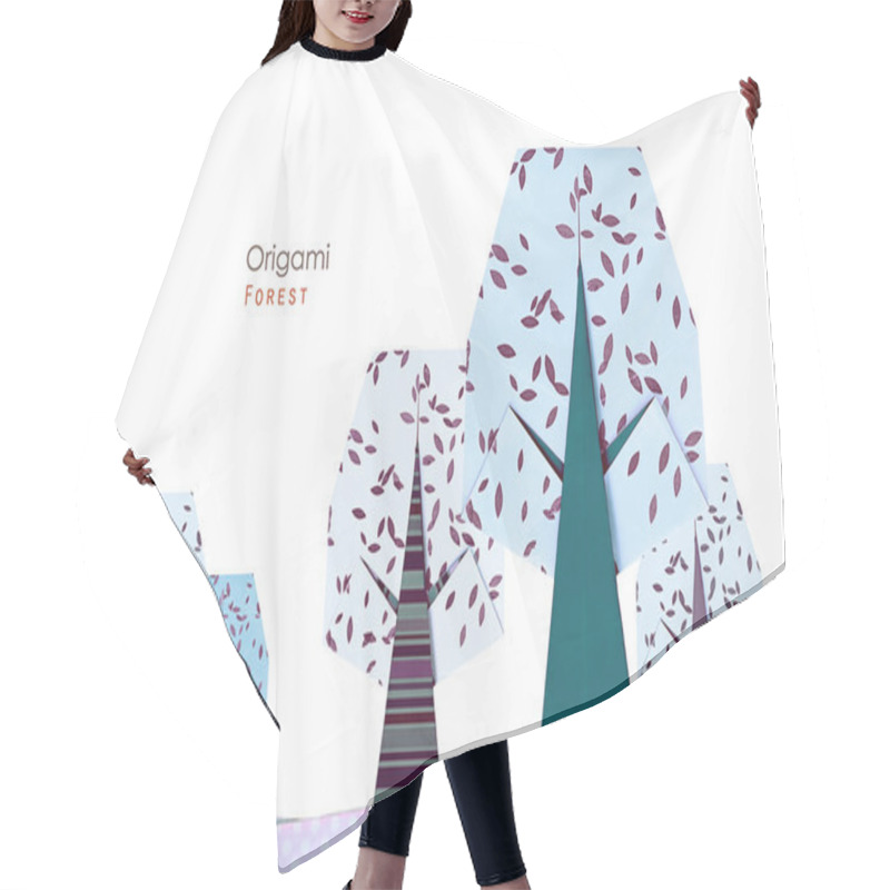 Personality  Winter Forest Hair Cutting Cape